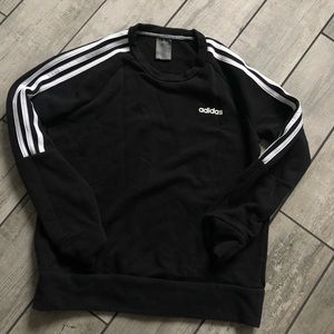 Black adidas crew neck, worn once!